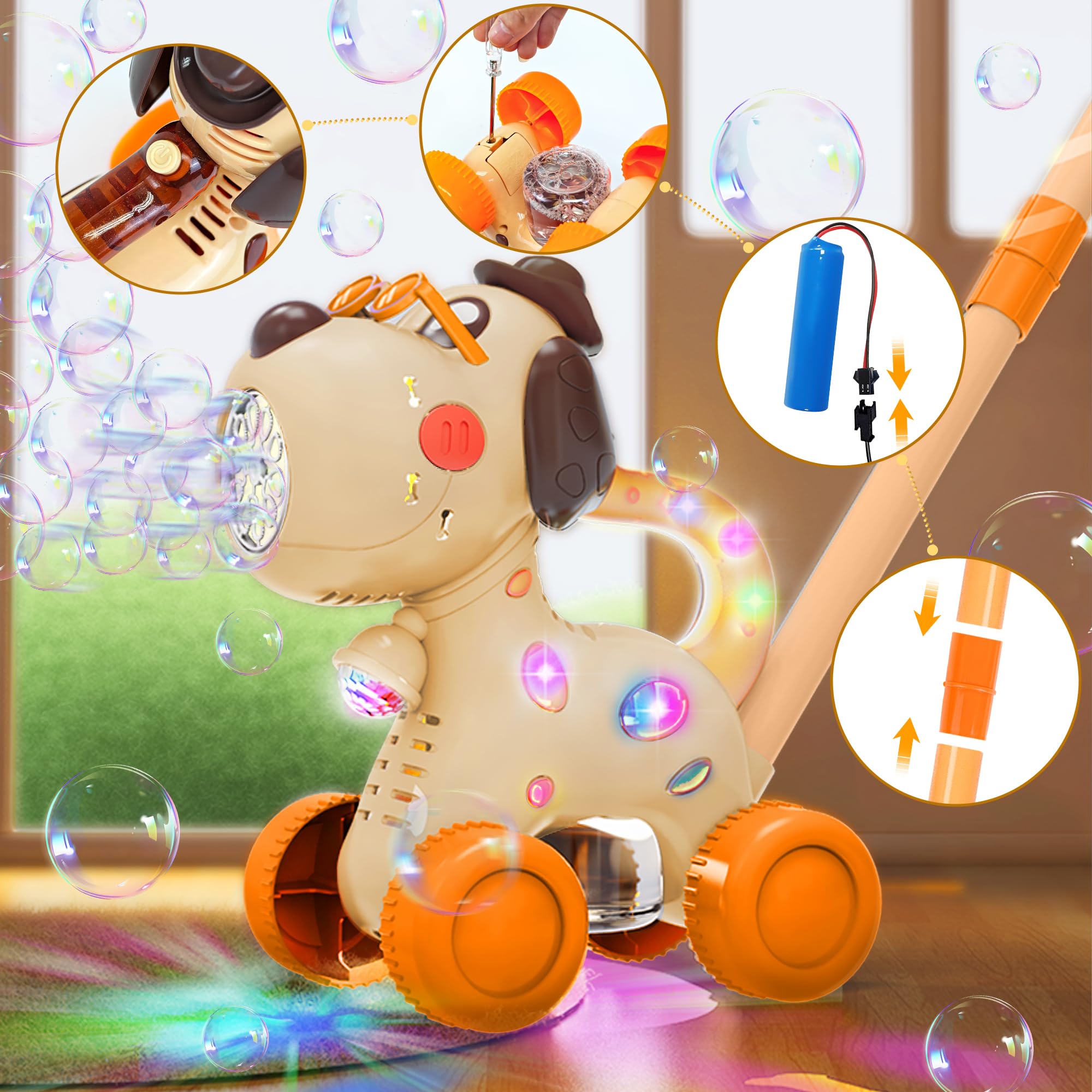 Soap bubbles machine Bubble blower maker Steam Tra... – Grandado