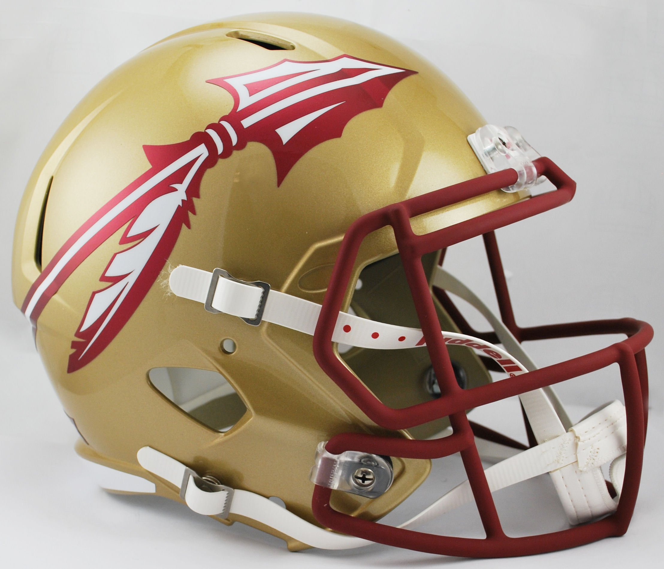 NCAA Florida State Seminoles Full Size Speed Replica Helmet, Gold, Medium : Sports & Outdoors