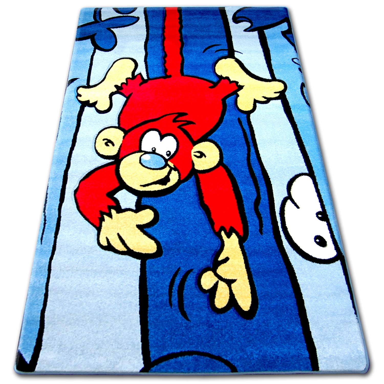 Tapis pour enfant bleu Happy C176 AFFE pour isoler les sols froids