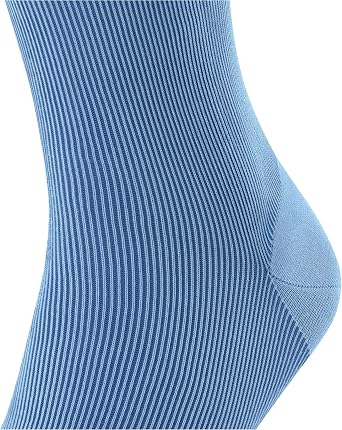 FALKE Men's Fine Shadow Dress Socks, Crew, Stripe Patterned, 1 Pair