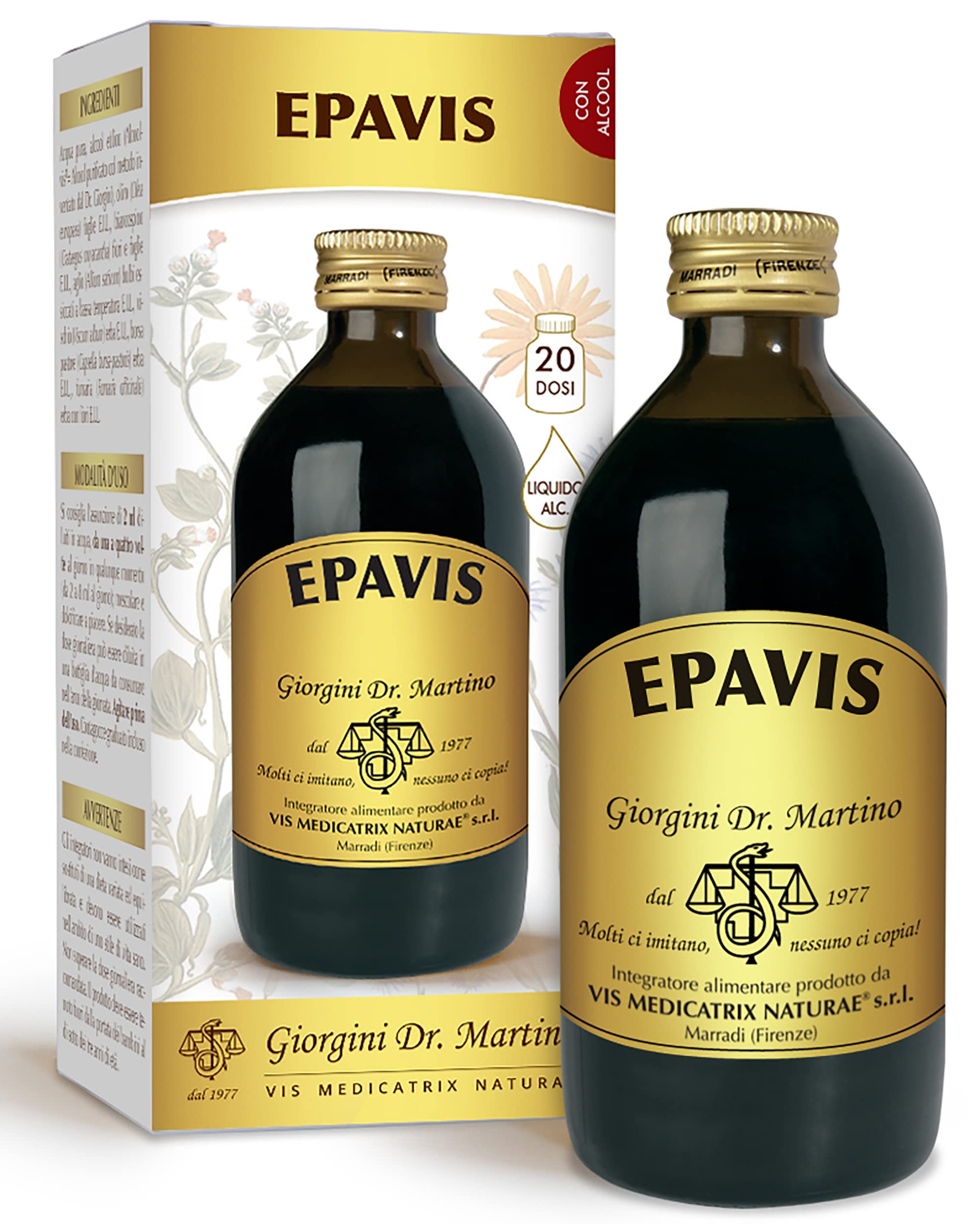 Dr Giorgini Integratore Alimentare, Epavis Liquido Alcoolico - 200 Ml-image