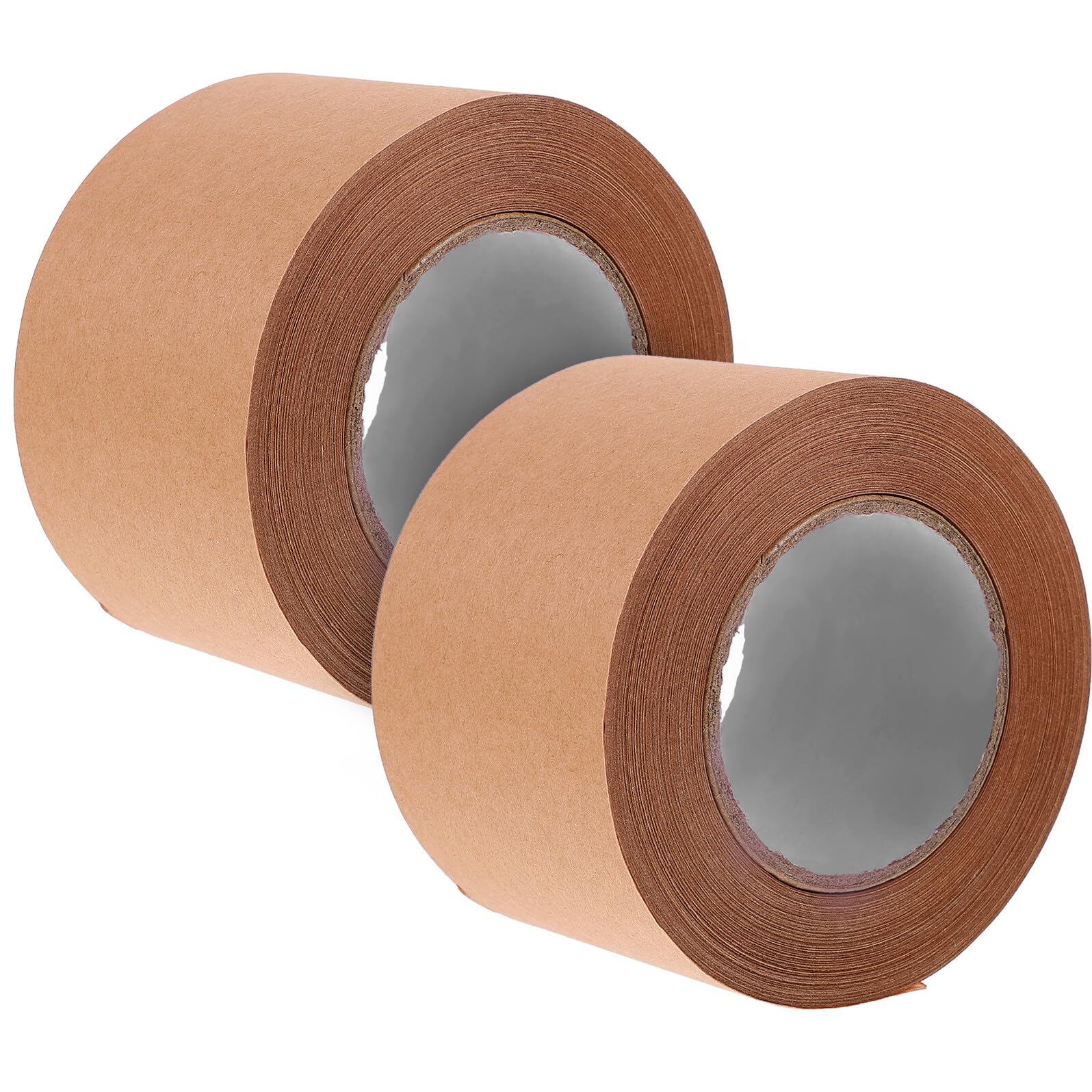 10 Rollen Verstärktes Kraftpapier Klebeband Stark Haftendes Verpackungsband für Kartonversiegelung Beschreibbar Wasserresistent Vielseitig Einsetzbar für Versand und Lagerung