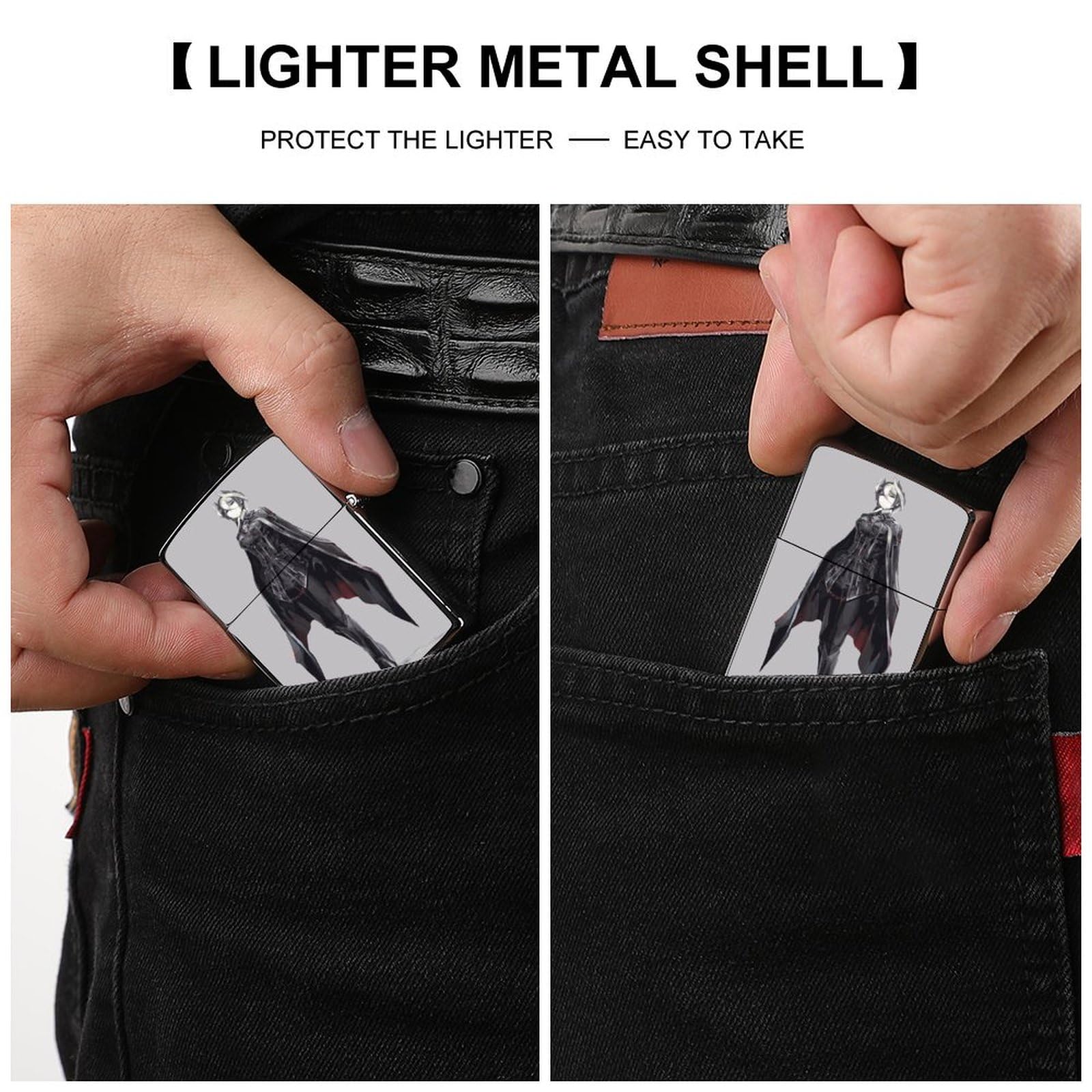 Amazon.co.jp: ライターケース ZIPPOライター兼用 メイドイン