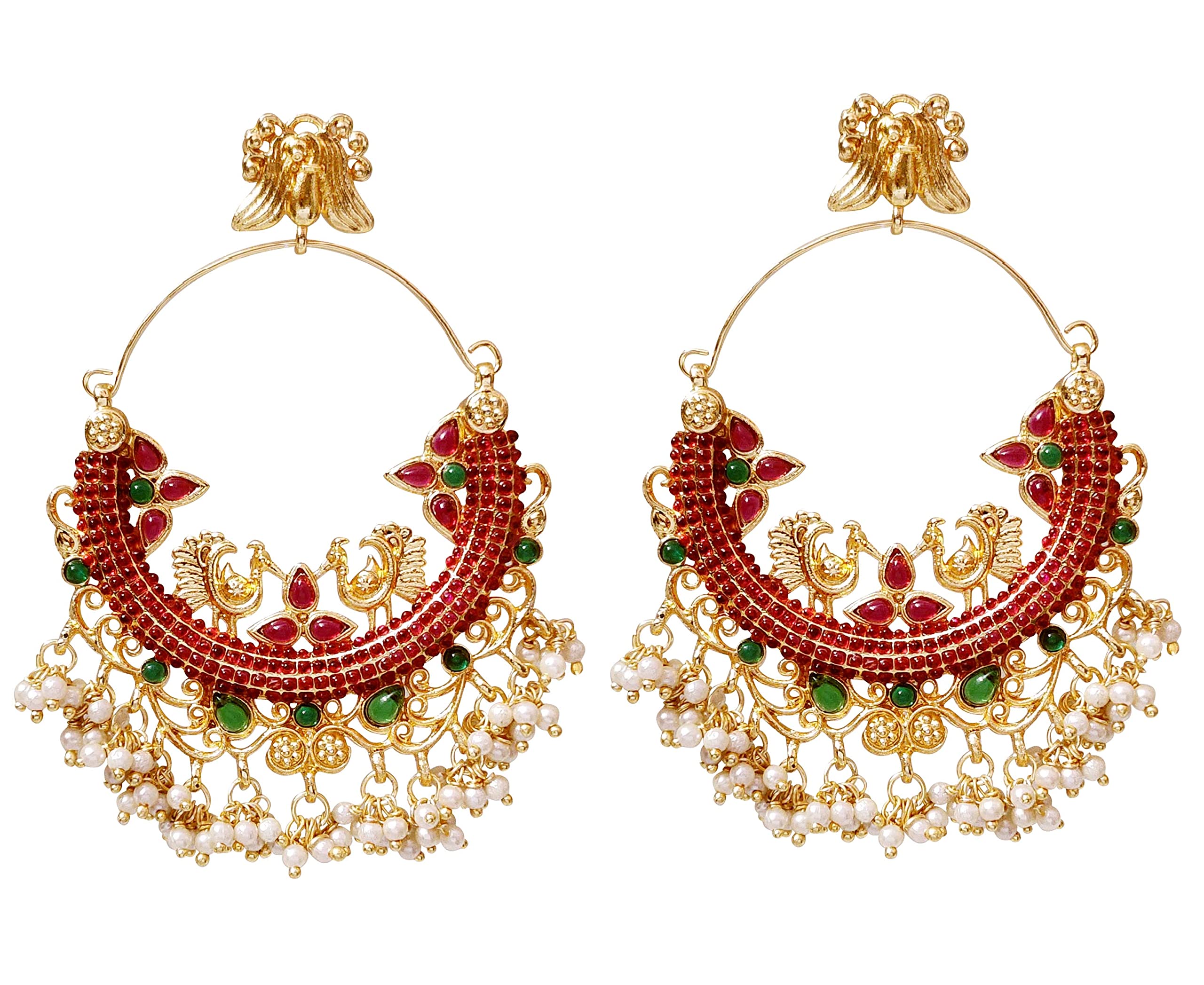 See full amazon price history chart for Total Fashion Girls/Womens Gold Plated Base Metal Cubic Zirconic Chandbali Earrings Jewellery (Ruby) Total Fashion Girls/Womens Gold Plated Base Metal Cubic Zirconic Chandbali Earrings Jewellery (Ruby) (B09MN4GY3R) Amazon Price History, Amazon Price Tracker