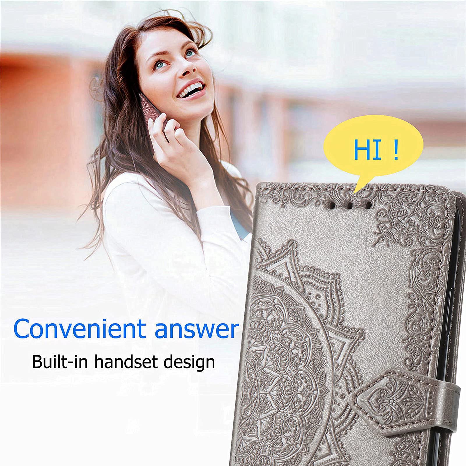 Kwmobile Wallet Case Für Xiaomi Redmi Note 14 Pro+ 5G – Mit Ständer, Kartenfächern, Magnetischem Verschluss, Hellgrau-braun