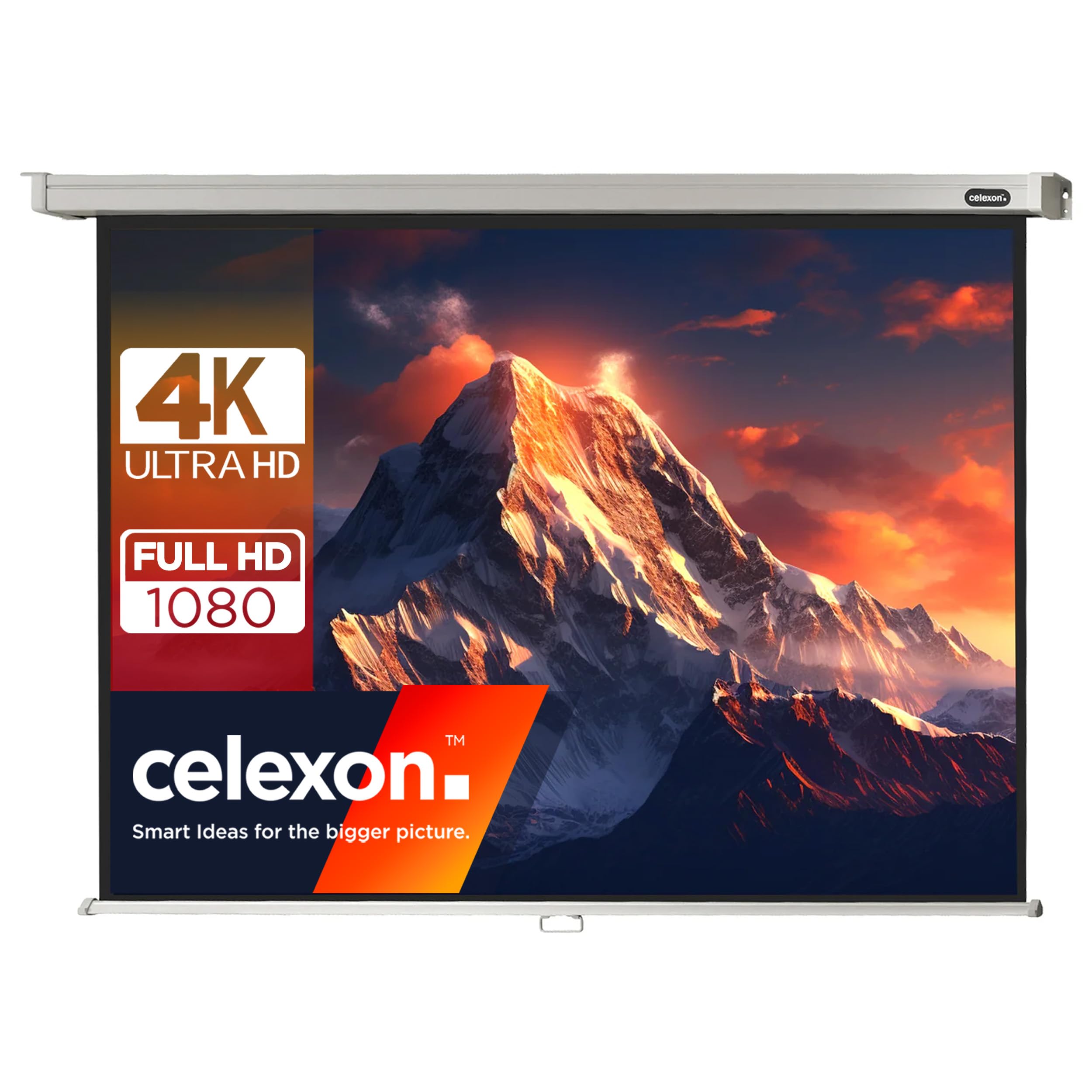 Écran de projection full-hd extensible manuellement celexon Pro 180x135 - 8