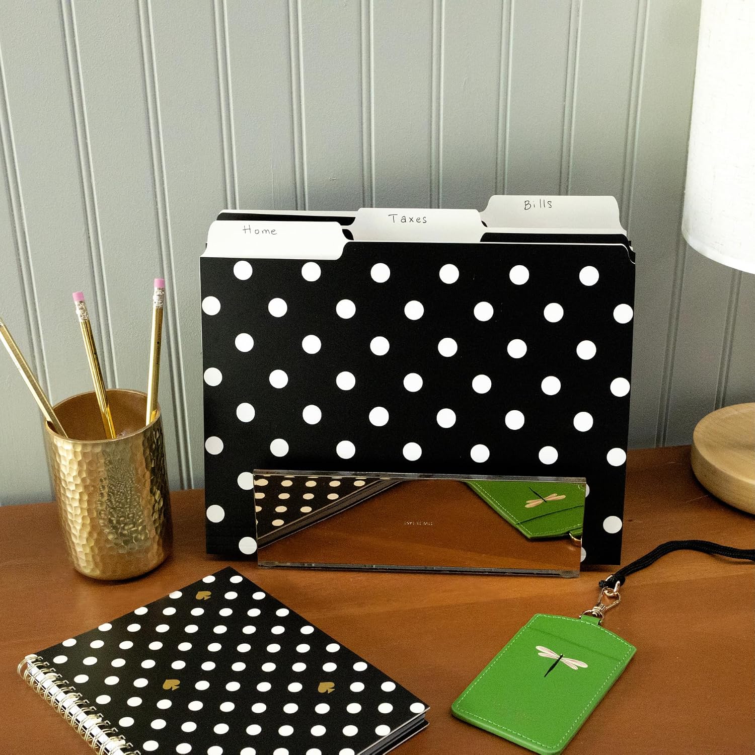 kate spade new york File Folder Set of 6, Picture Dot image 2