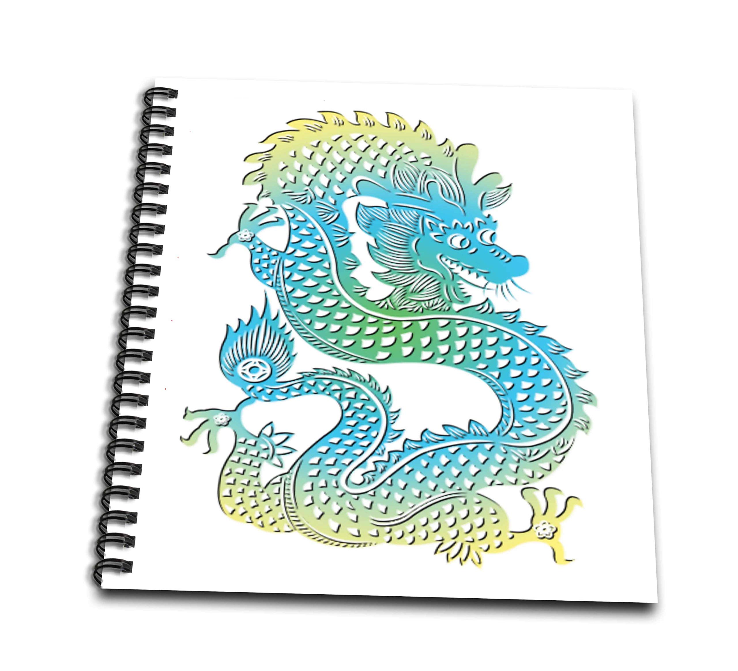 Livre de dessin dragon chinois pour vos croquis et moments de détente