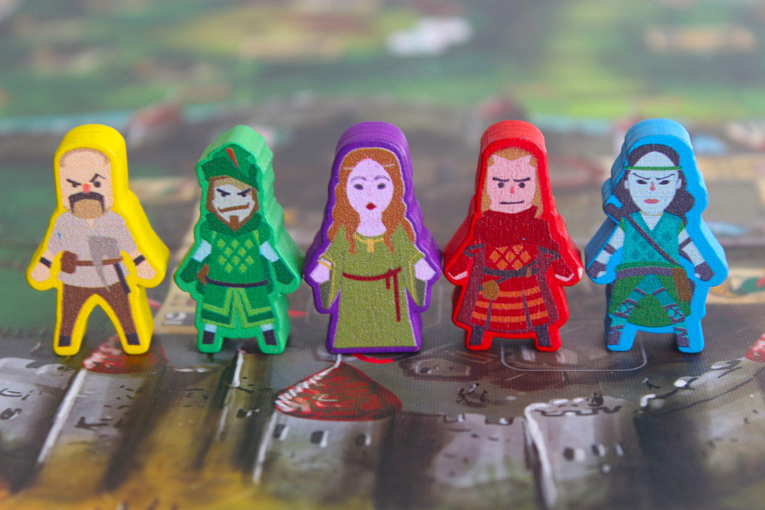 TCG Factory ROBIN HOOD Y SUS ALEGRES COMPAÑEROS Juego de mesa en español de estrategia y cooperativo para 1 a 5 jugadores