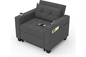 DURASPACE 3-in-1 Convertible Futon Chair Bed