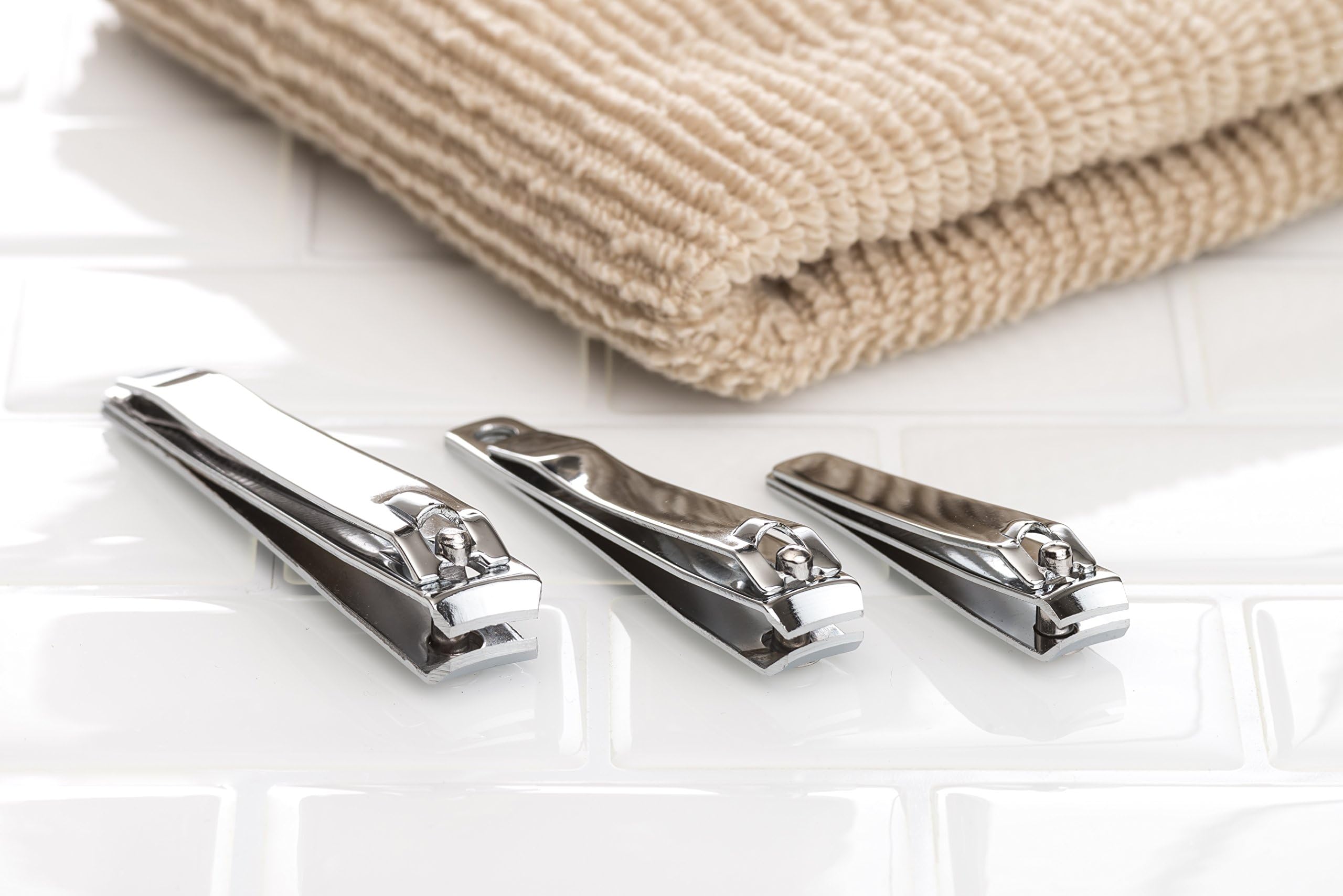 NEW Bloomsbury Home 3pc Nail Clipper Set - TSA Travel Approved