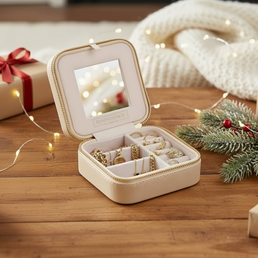 アクセサリーケース　RRL Amazon.com: Benevolence LA Plush Velvet Jewelry Box | Travel