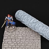 Vista 8 de Rodillo de textura de alto detalle: perfecto para modelado de arcilla, espuma y arcilla polimérica, construcción de terrenos de juegos de mesa