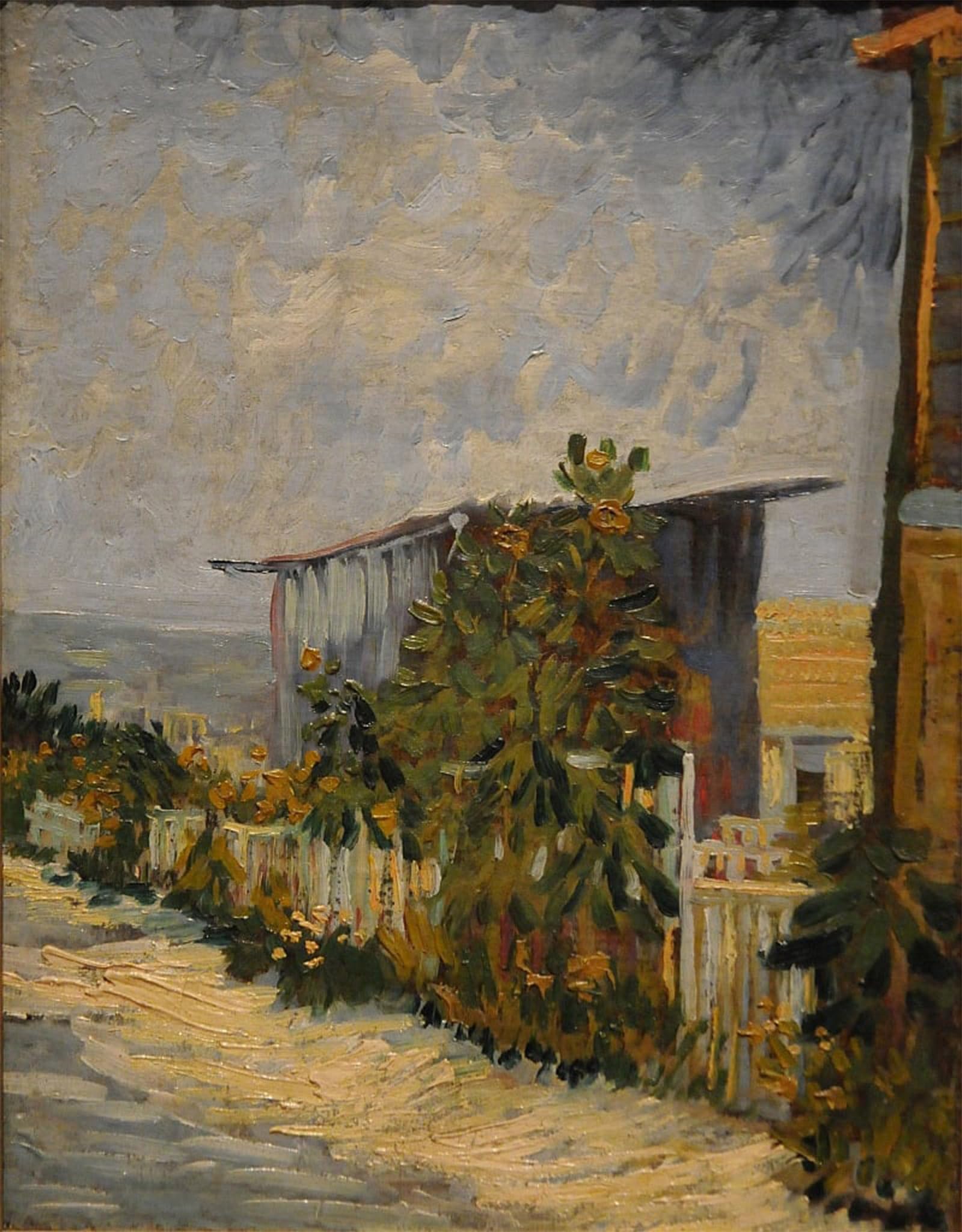 Pintura Poster Capannone a Montmartre de Vincent Van Gogh en Lienzo de Alta Definición 5