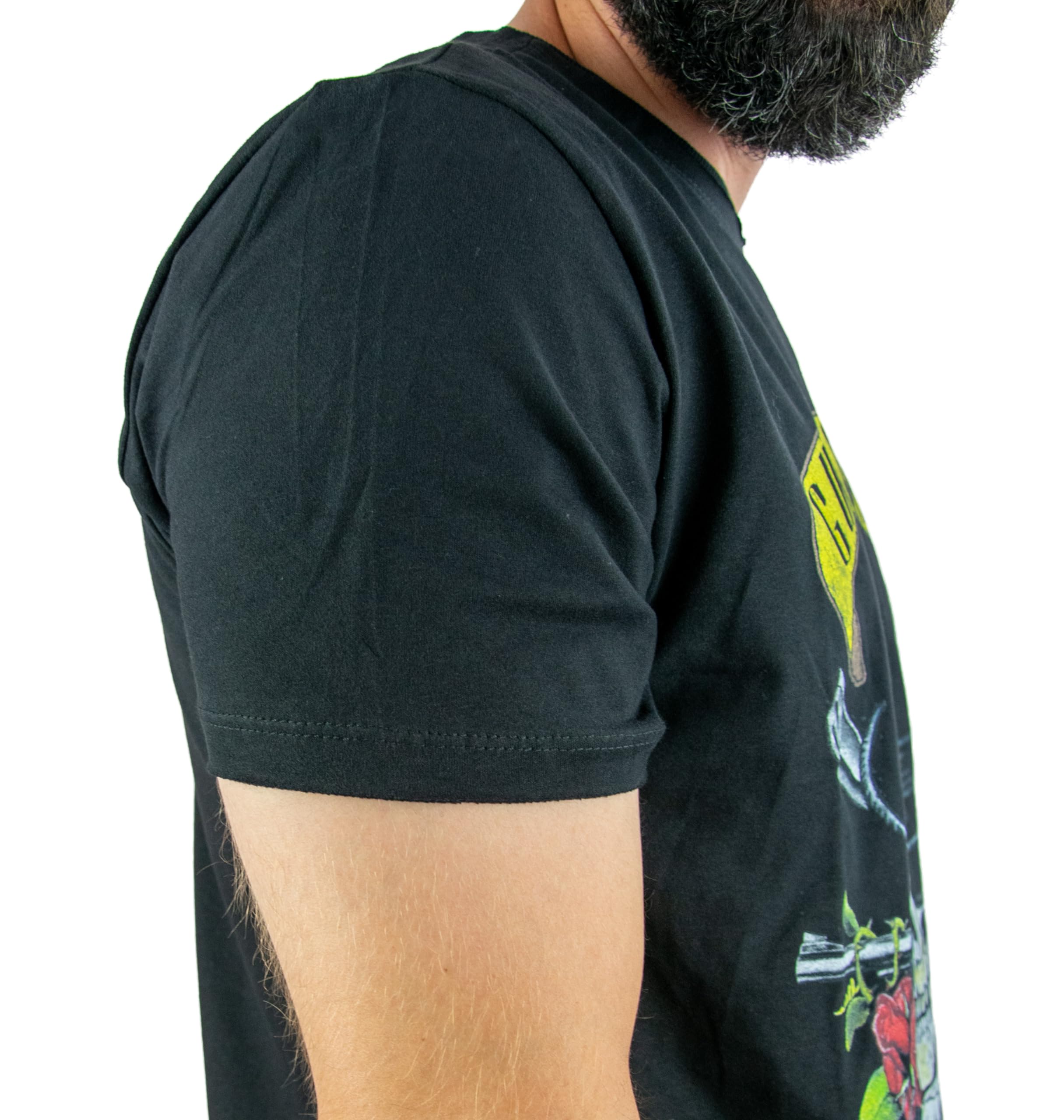 Amplified Guns N Roses T-shirt unisexe Motif tête de mort Noir