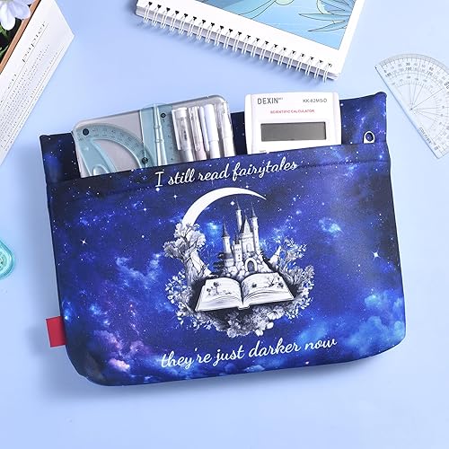 Miniatura 5 de LParkin I Still Read Fairytales Are Just Darker Now Smutty Book Sleeve con cremallera para amantes de los libros obscenos, 11 x 9 pulgadas, funda