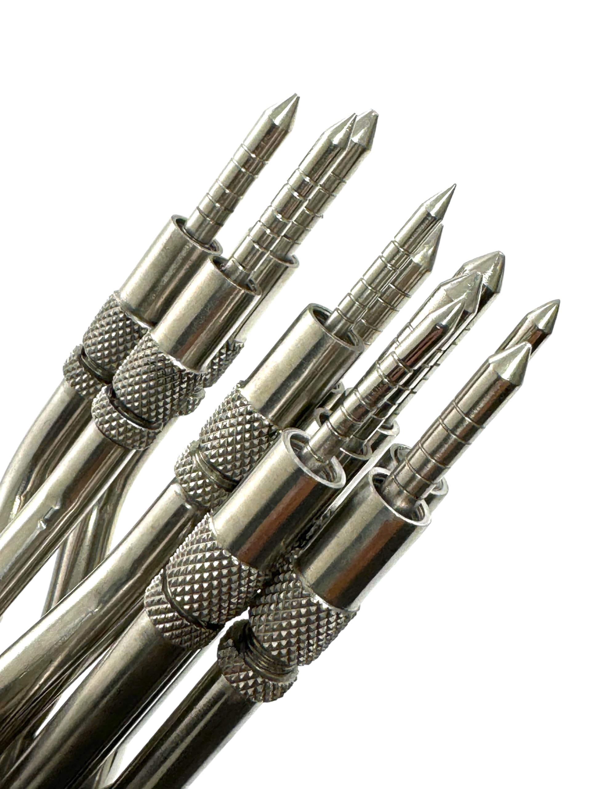 10 Pieces Set - Osteotome Periotome Convex Tip, Adjustable Depth Knob, Straight and Offset, Includes Mead Mallet + Pouch Case - Stainless Steel Implant Instruments