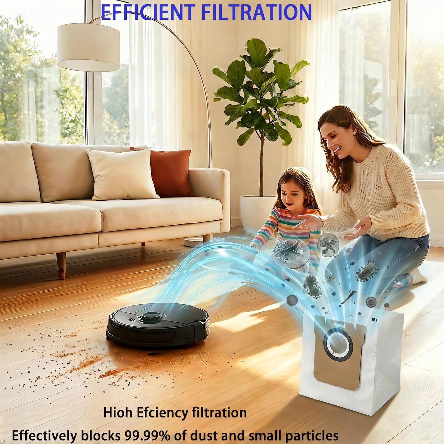 Replacement Accessories Kit for Xiaomi Robot Vacuum 5/5 Pro Robot Vacuum