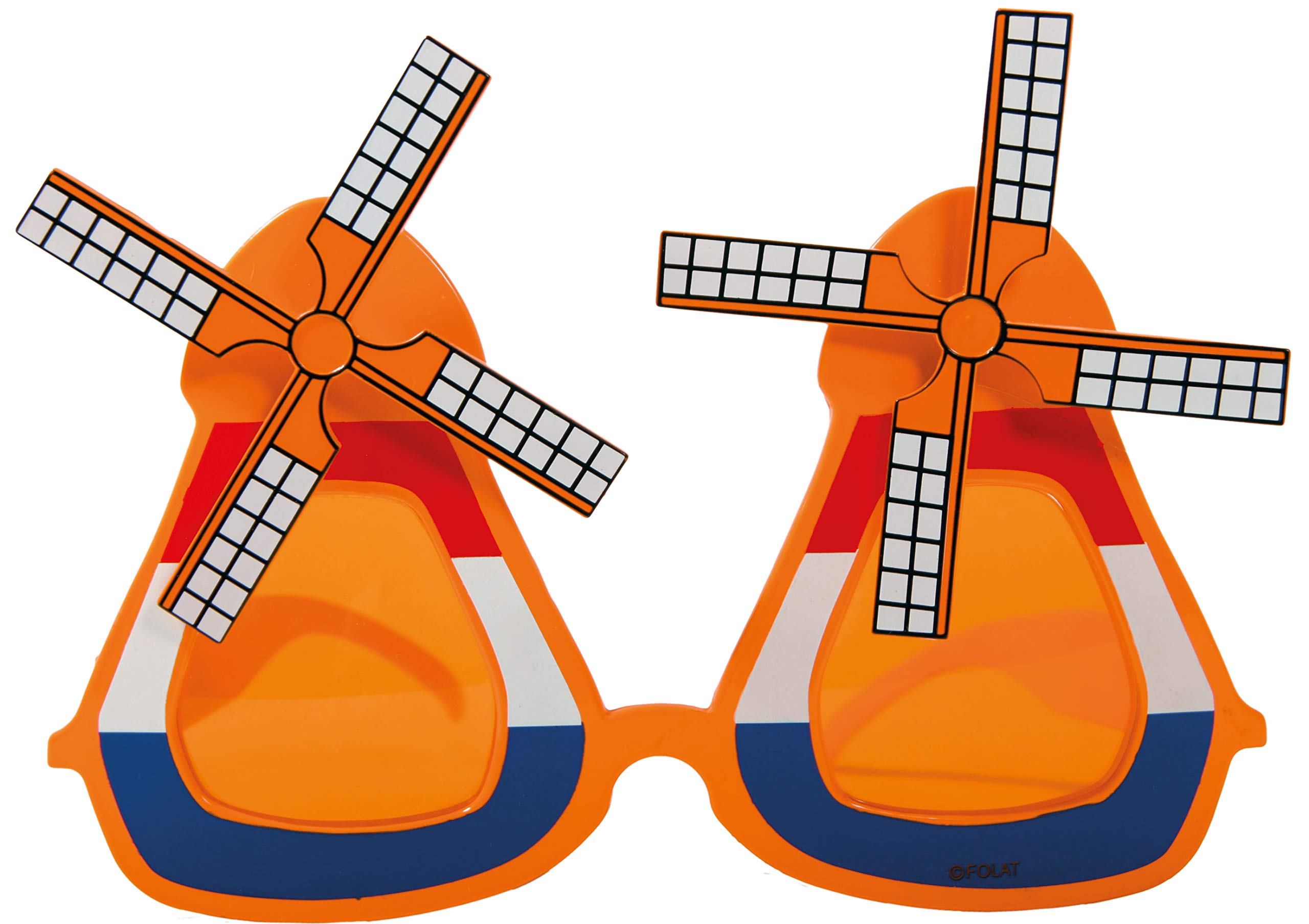 Folat 30535 Orange Windmühle Gläser rot-weiß-blau