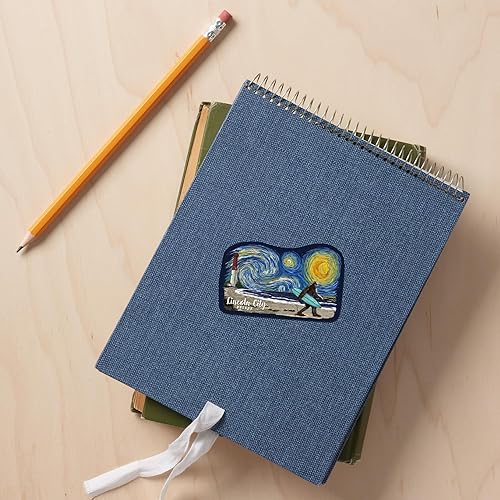 Miniatura 3 de Calcomanía troquelada de Lincoln City, Oregon, noche estrellada, pie grande en la playa, calcomanía de vinilo de contorno de 1 a 3 pulgadas