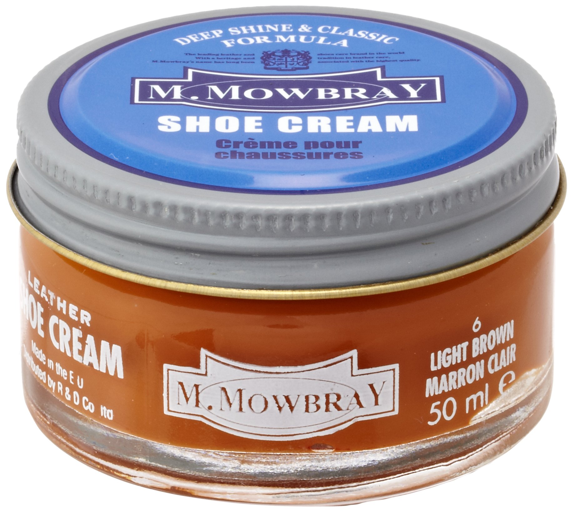 M.MOWBRAY シュークリームジャー ライトブラウン 革靴用クリーム 50ml エムモゥブレィの商品画像