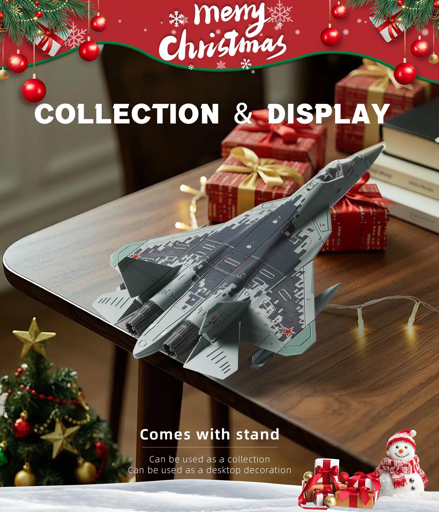 Amazon | SEBUNAS 1:72スケール SU-57戦闘機 クイックビルドモデル