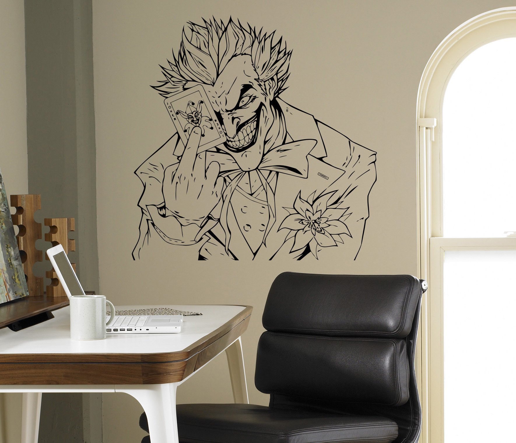 Buy Joker Comics Wall Vinyl Decal Batman Sticker Superhero Home