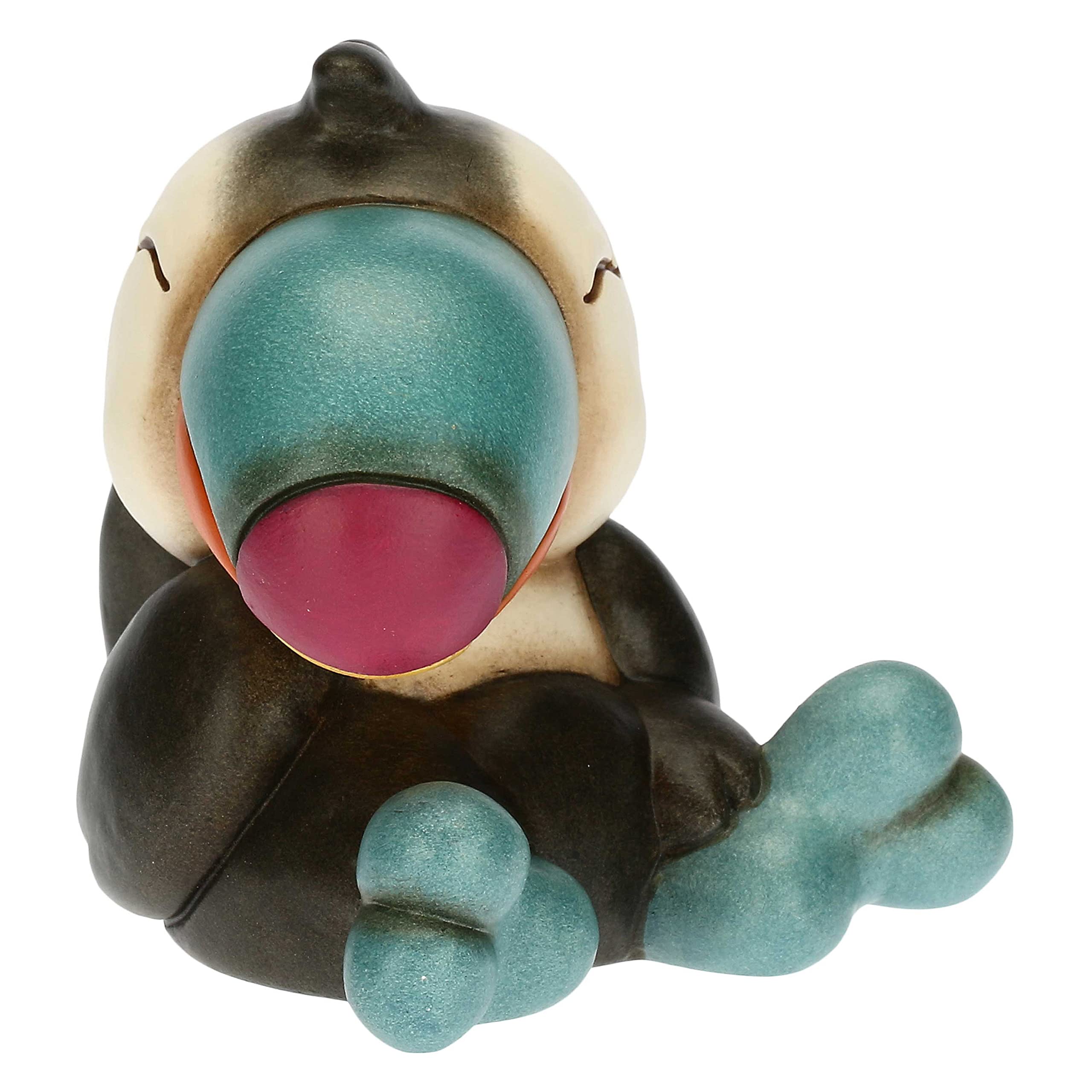 THUN Tucano Grande In Ceramica - Statuetta Decorativa Collezione Icone, 14.4x12.5x19.9 Cm, Per Soggiorno, Camera, Idea Regalo Elegante