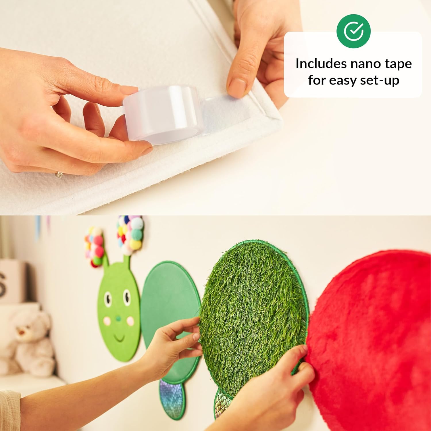 ODOXIA Sensory Wall Panel | Sequin Busy Board for Sensory Room and Daycare | Montessori Toys and Activity | Autism Mats and Squares for Toddlers and Kids