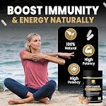 Manille des lions New Trends Shop Capsules de Lion pour la Mane - Extrait de champignons organiques avec propriétés immunomodulatrices & Soutien immunitaire, supplément au cerveau naturel 90 Capsules