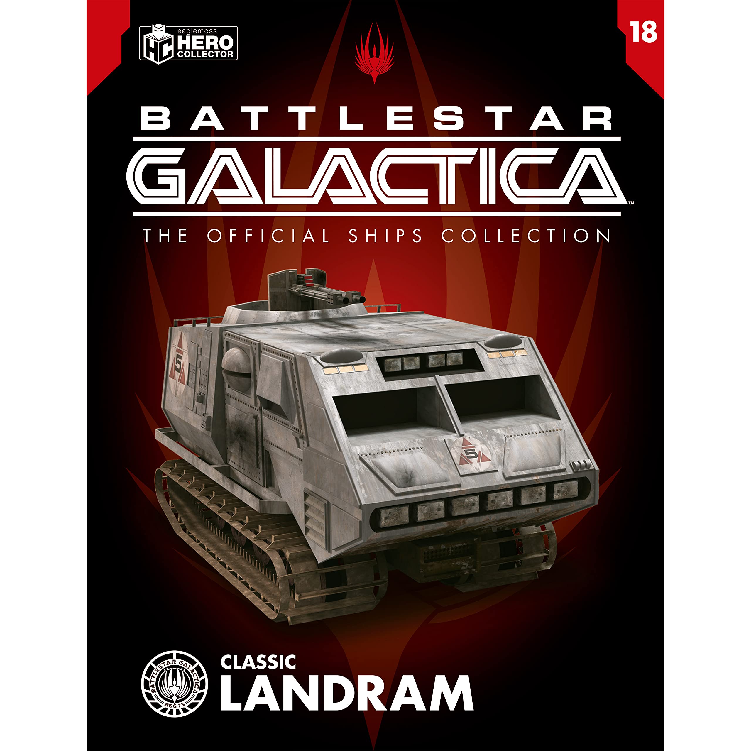 Raccolta di astronavi Battlestar Galactica Starships Collection Nº 18 Classic Landram (16 cms)