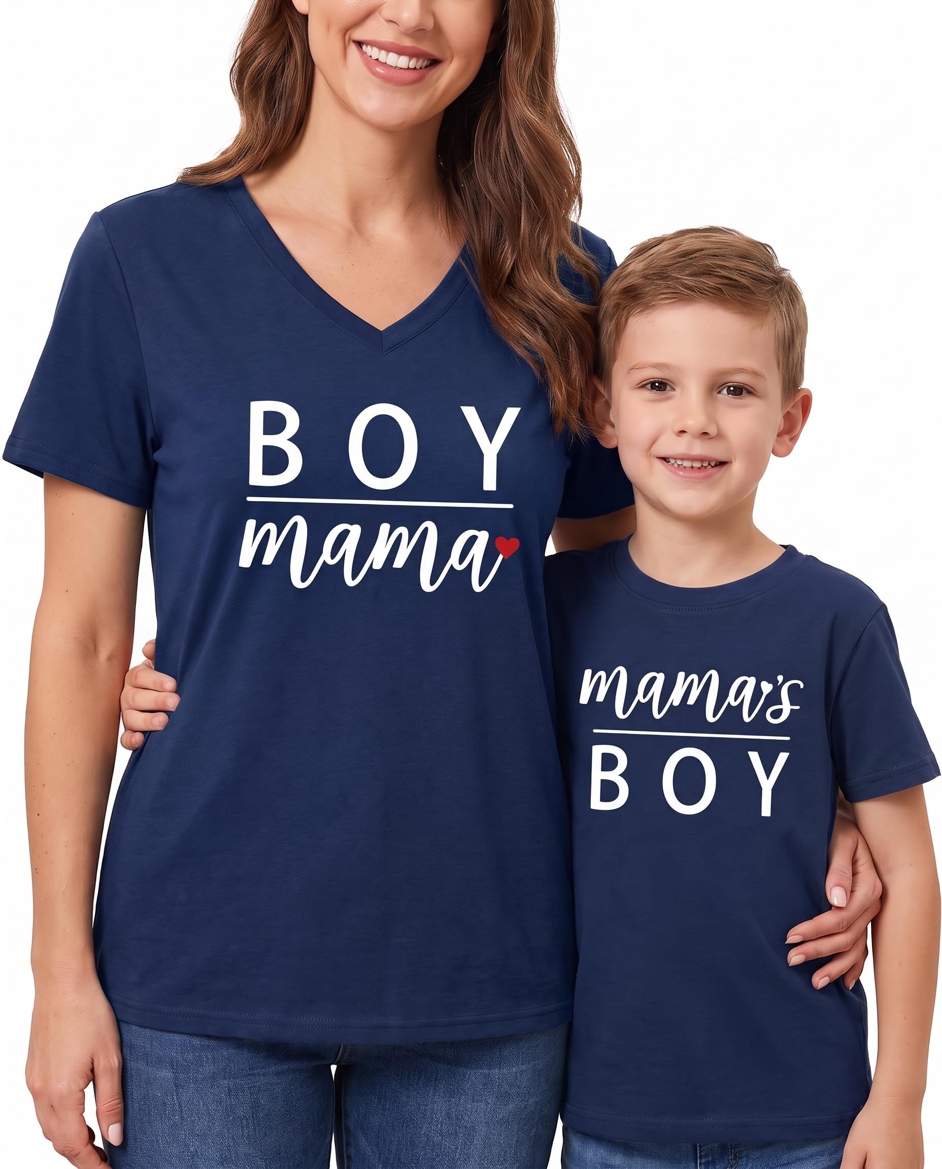 Boy Mama Matching Mommy and Me Outfits Mom Daughter Shirts Mothers Day Outfits Mama Mini Clothing