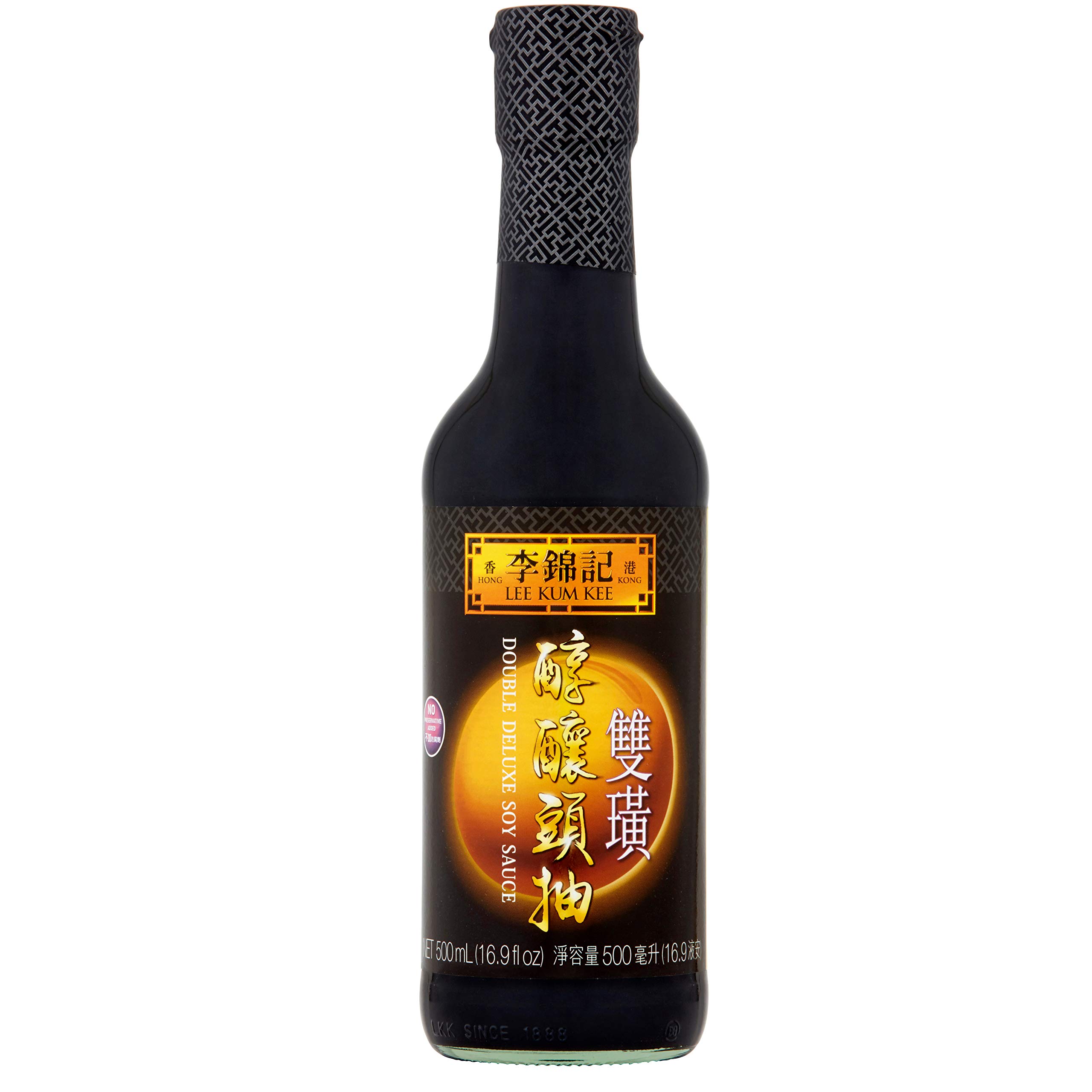 Lee Kum Kee Double Deluxe Soy Sauce 500ml | Naturally Brewed with Double Fermentation