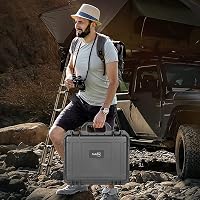 XTAR Hartschalenkoffer Für Starlink Mini - Wasserdicht, Mit Stativhalterung, Für Geschirr, Netzteil & Zubehör, Ideal Für Reisen