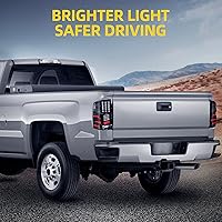 Vista 7 de DWVO Conjunto de luz trasera LED compatible con Chevy 2008-2013 Silverado 1500, 2008-2014 Silverado 2500 y 3500, 2007 New Body Style, 12-14 GMC