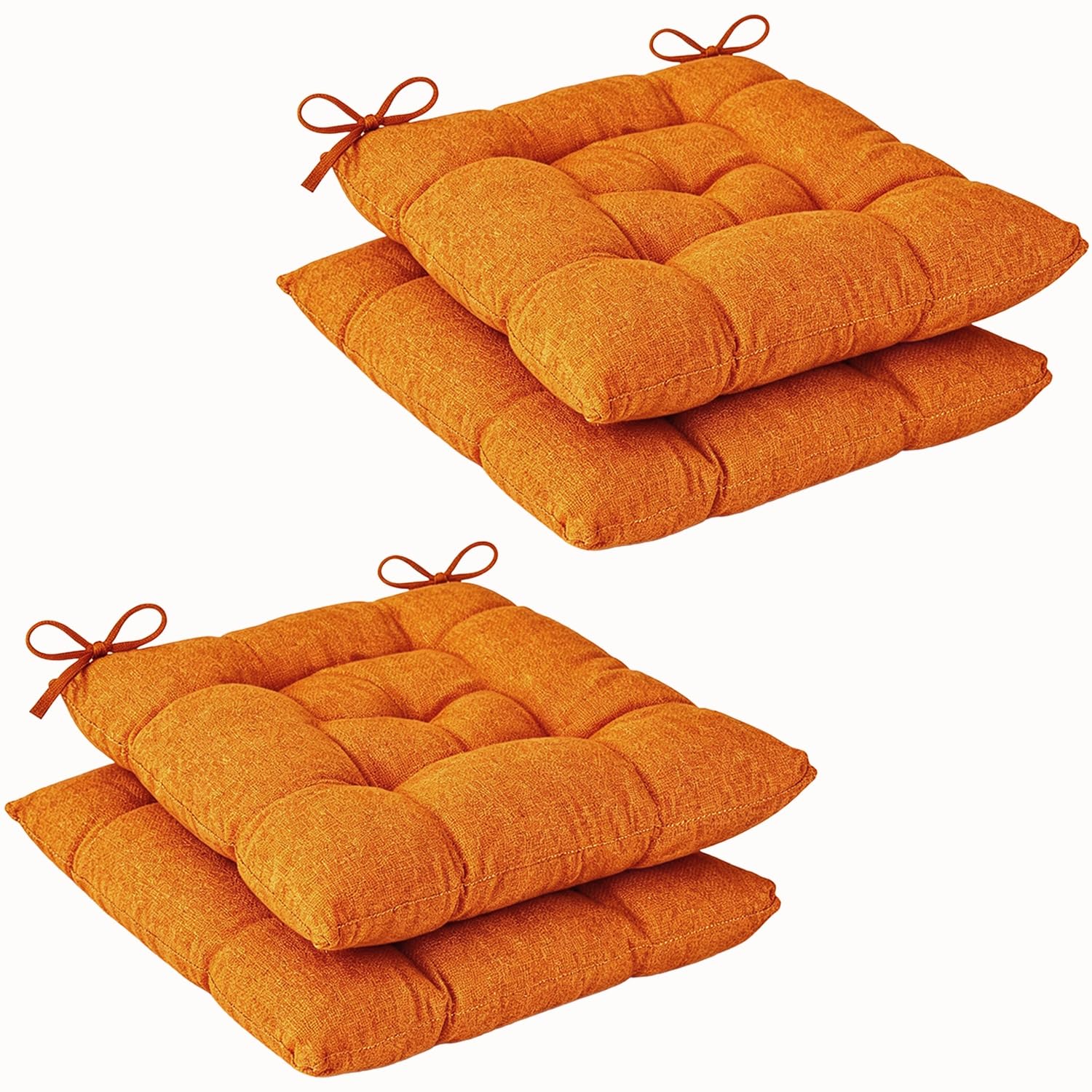Set of 4/2/1 Dining Chair Cushions 40x40 45x45 50x50cm for Outdoor Indoor