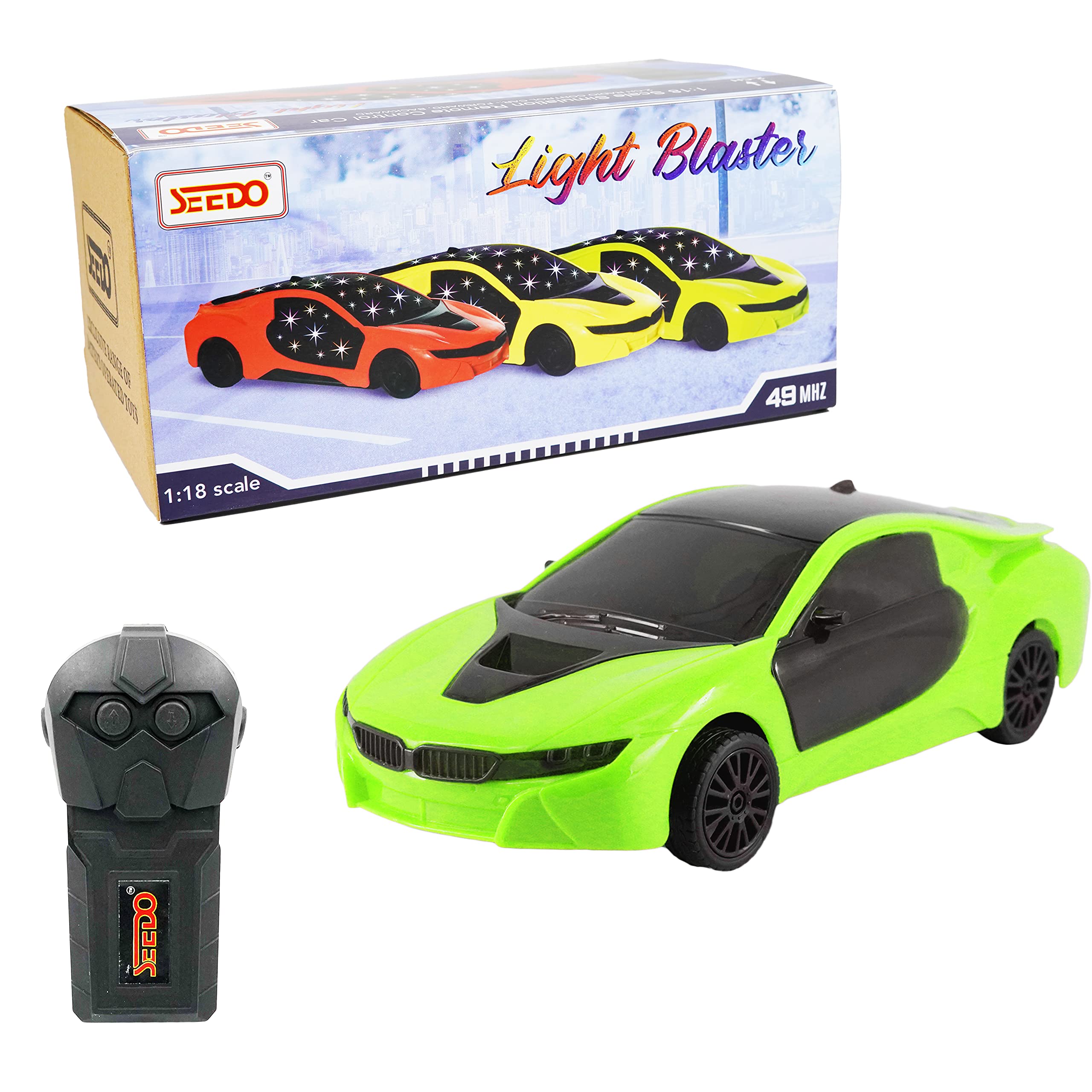 See full amazon price history chart for SEEDO Remote Control Battery Operated 2 Channel Light Blaster Racing Car with Colorful LED Lights, 1:18 Scale Fast RC Vehicle Toy for Kids 8+ Years (Pack of 1, Green) SEEDO Remote Control Battery Operated 2 Channel Light Blaster Racing Car with Colorful LED Lights, 1:18 Scale Fast RC Vehicle Toy for Kids 8+ Years (Pack of 1, Green) (B0BBTQPM3L) Amazon Price History, Amazon Price Tracker