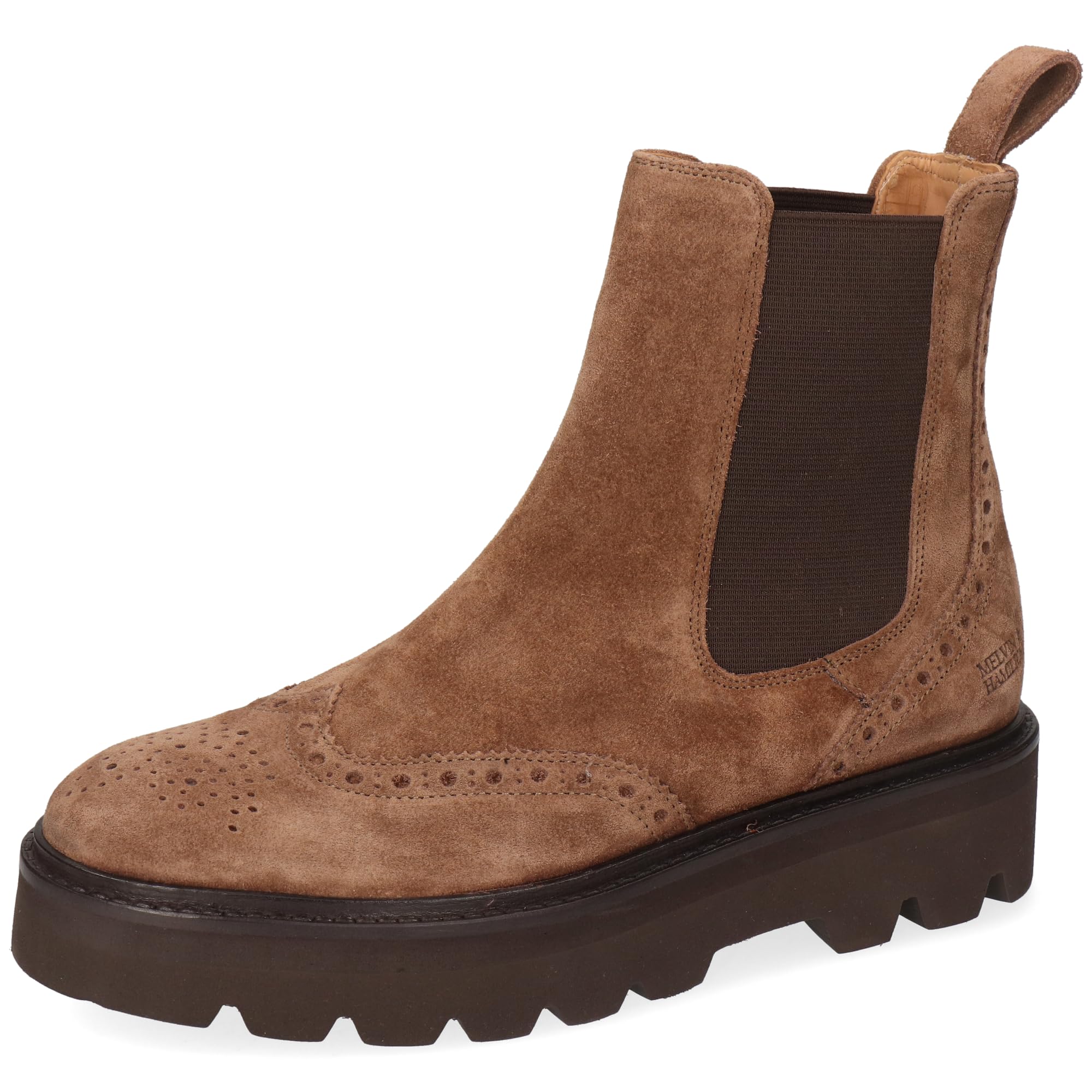 Melvin & Hamilton Women's Sally 112 Chelsea Boot, Brown, 6.5 UK