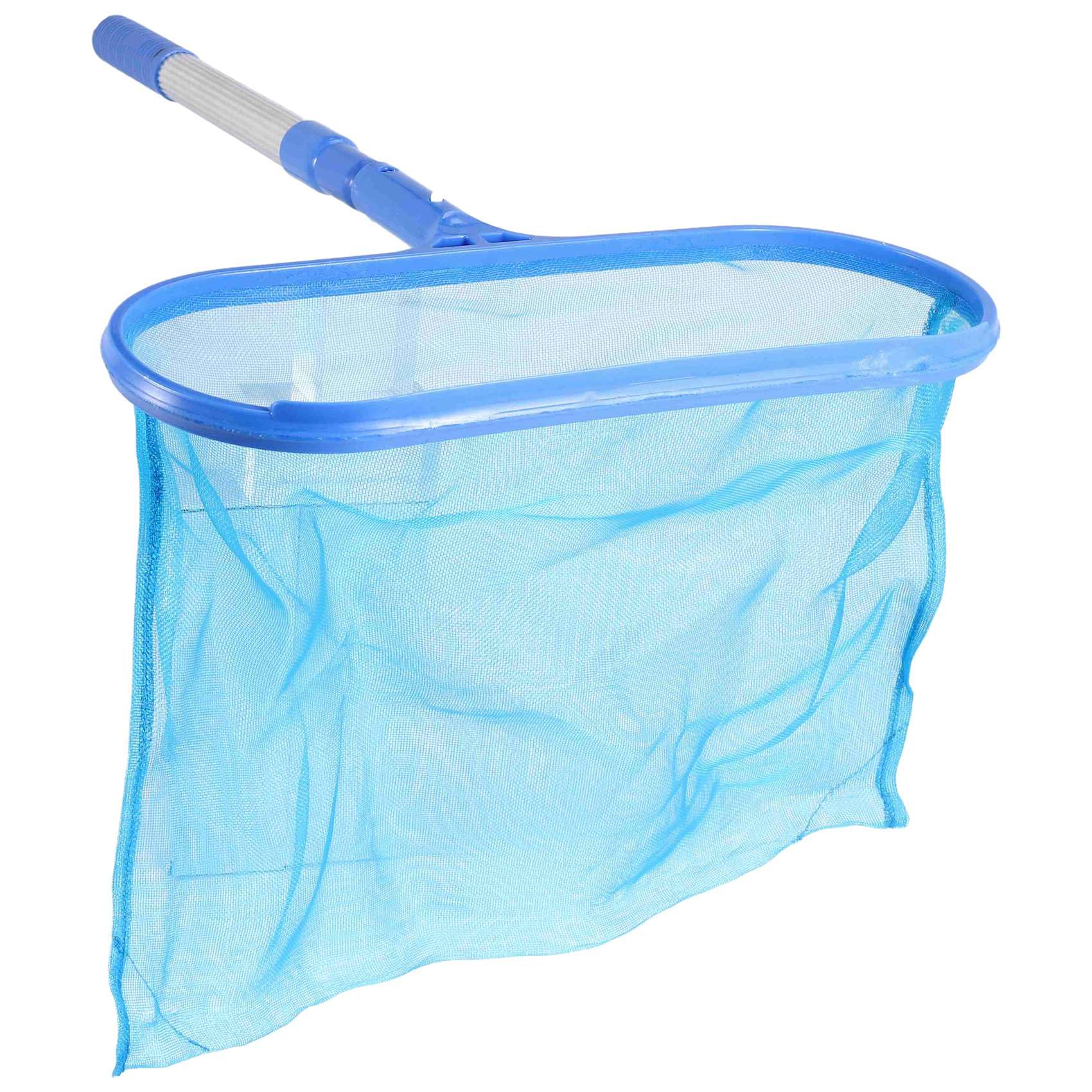 CTRLZS Swimming Pool Accessories Skimmer Net with Adjustable Telescopic Pole Deep Bag Net Water Debris Cleaning Net