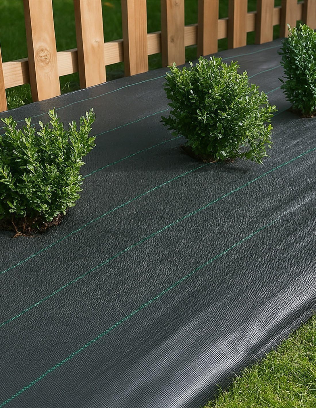 Jardin202 - Malla contra Malas Hierbas, Gramaje 110 Gramos Geotextil | Protección césped Artificial | 8M DE Largo (4M DE Ancho)