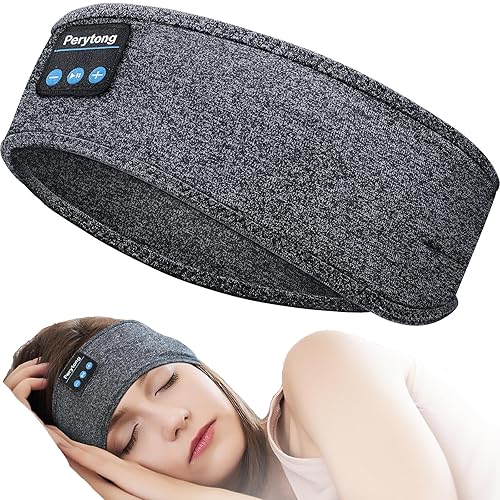 Perytong Sleep Headphones Wireless, Bluetooth Sports Headband Headphones with Ultra-Thin