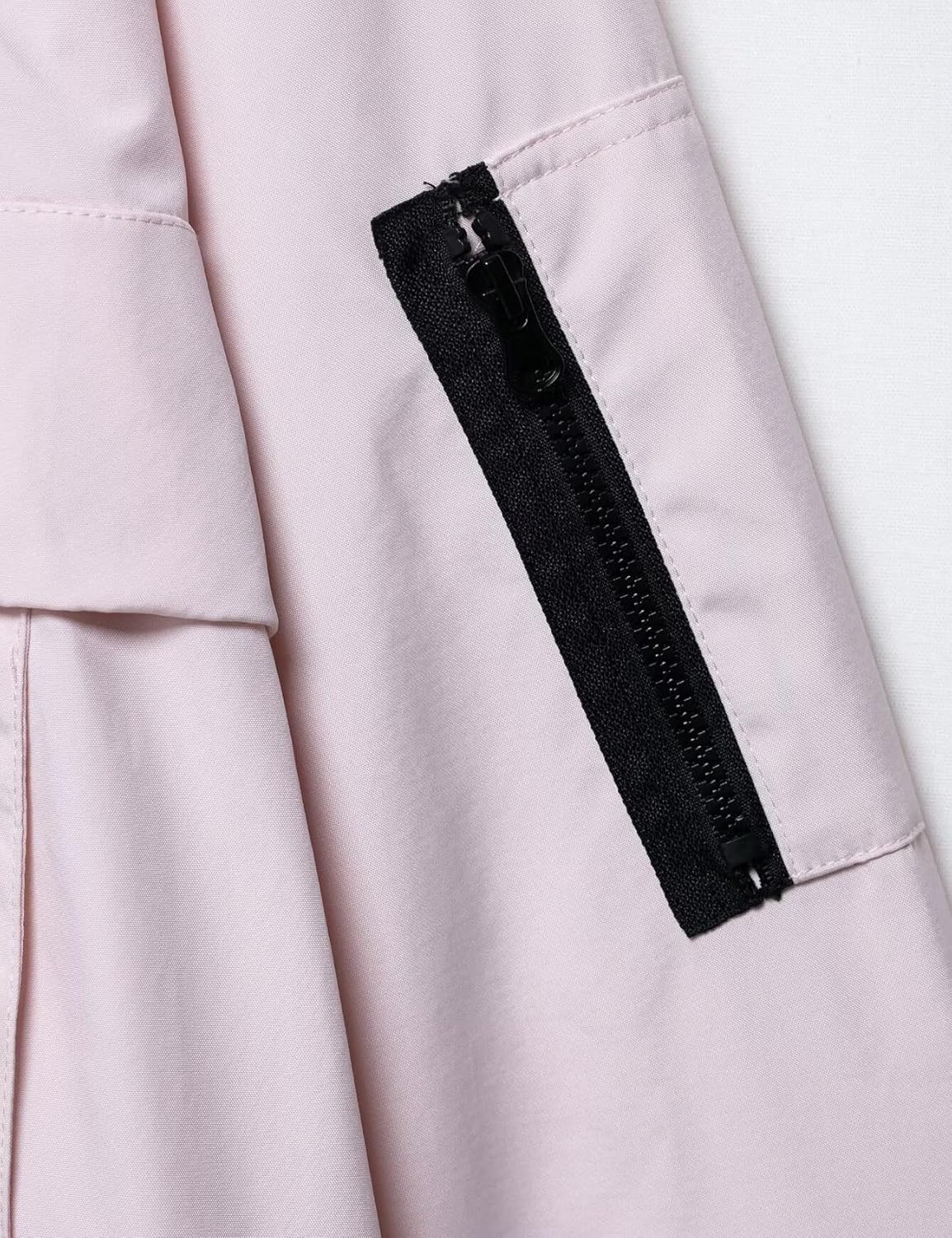 Perbai Women's Oversized Hooded Rain Jacket Lightweight Outdoor Hiking Moutain Windbreaker Pullover with Pockets