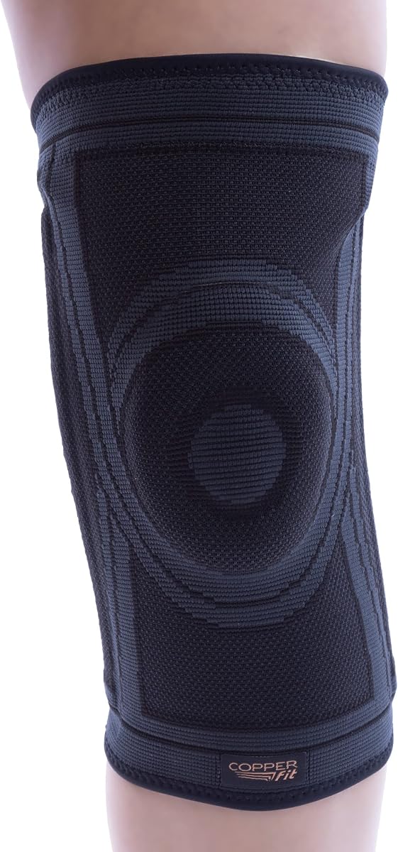 Copper Fit Health Knee Stabilizer Sleeve, Small/Medium, Black