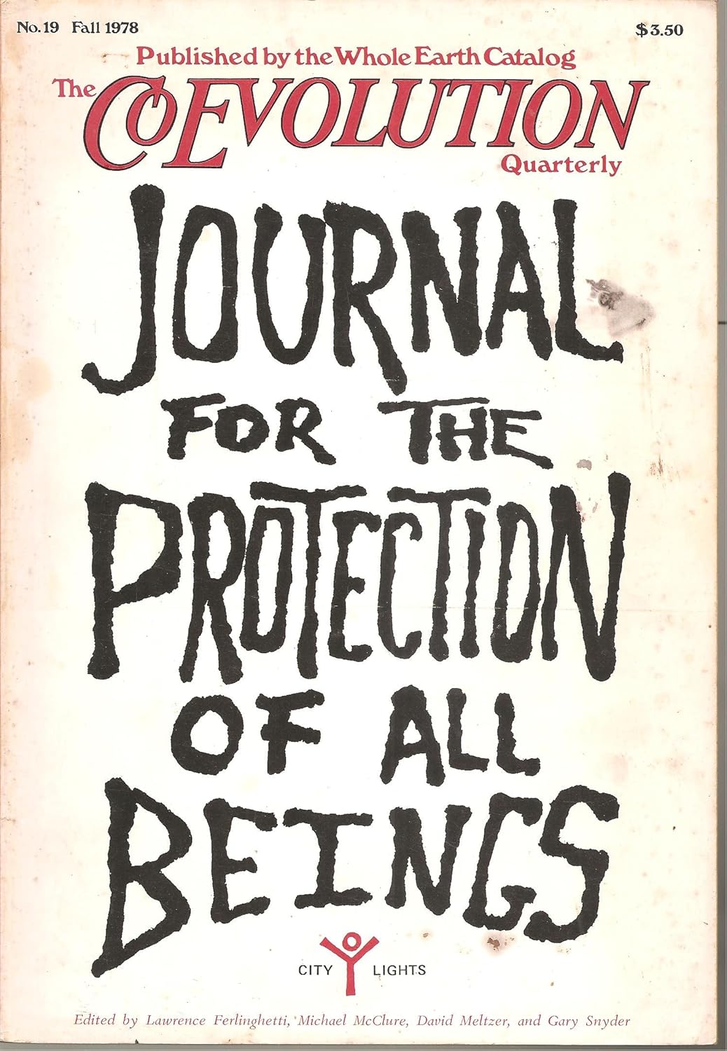 THE COEVOLUTION QUARTERLY #19 (Journal for the Protection of All Beings ...