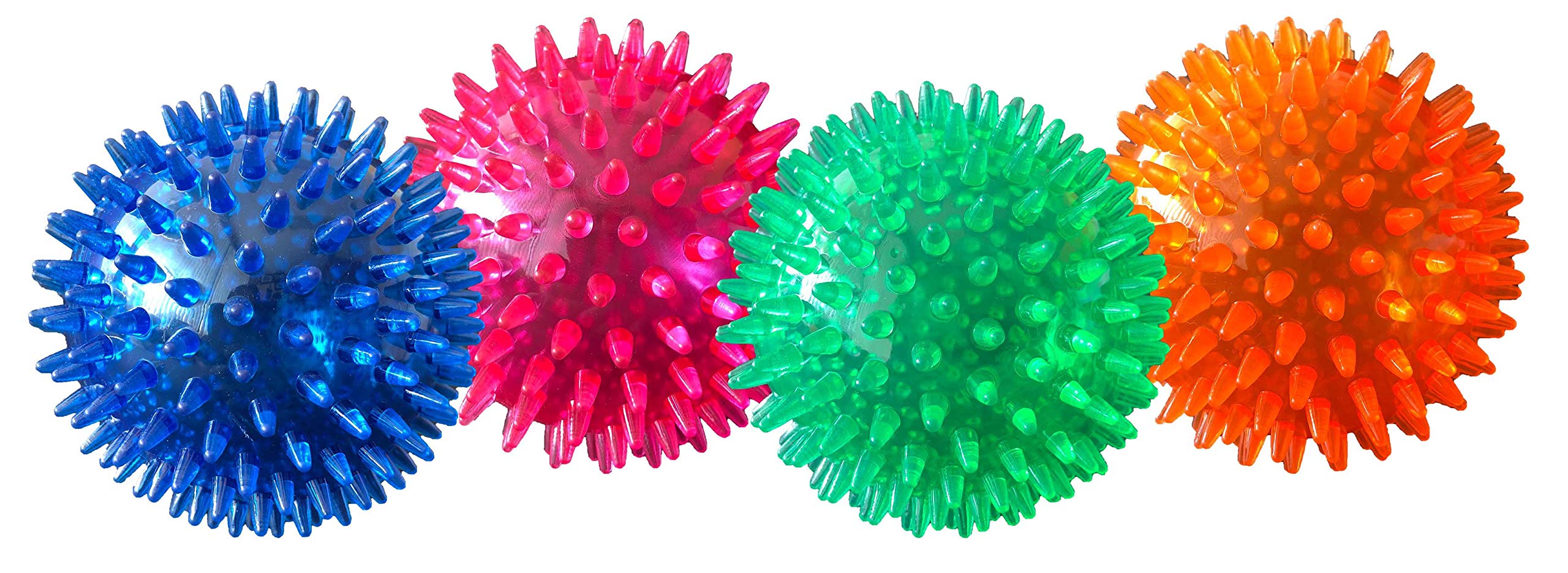 PetSport Gorilla Spiky Ball 2” - Spiky Rubber Dog Ball Toy, Interactive Puppy Toy for Small Dogs and Puppies, TPR Rubber, Vanilla Scented - 2 Inch, Small