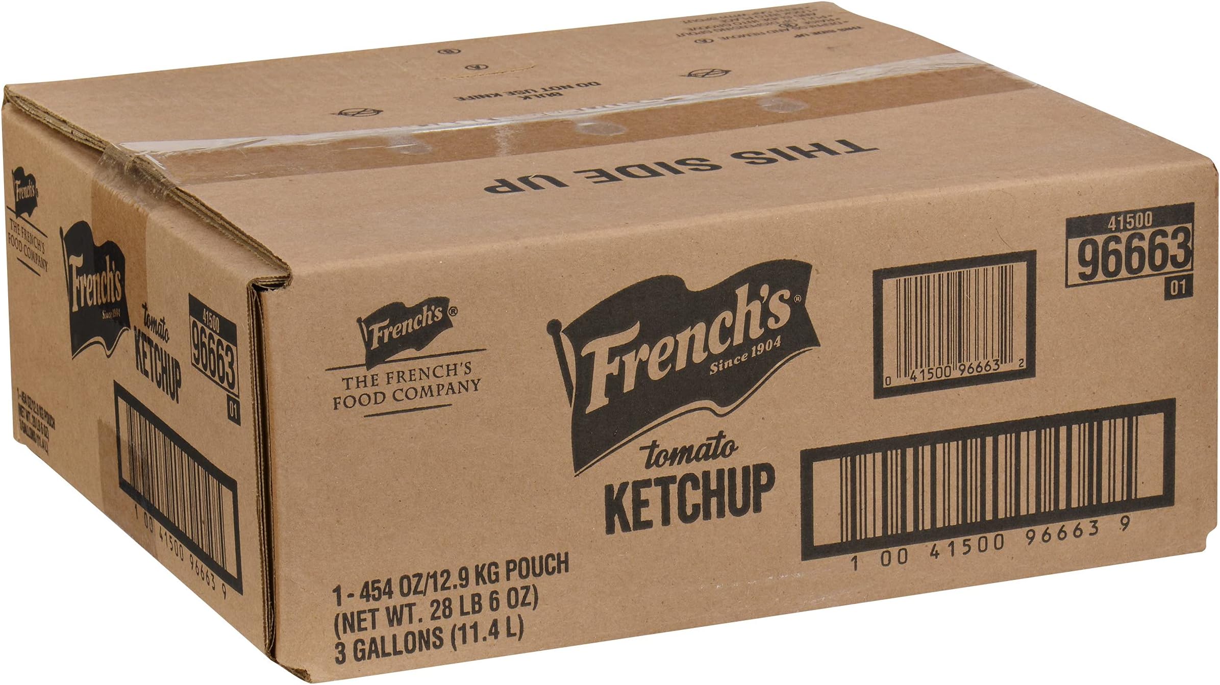 Tomato Ketchup Volume Pack, 3 gal - One 3 Gallon Volume Pack Ketchup Pouch, Perfect for Summer Recipes, Made with Freshly Harvested Tomatoes