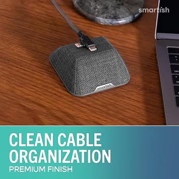 Smartish Magnetic Cord Holder, Cable Wrangler, Nightstand & Desk Organizer
