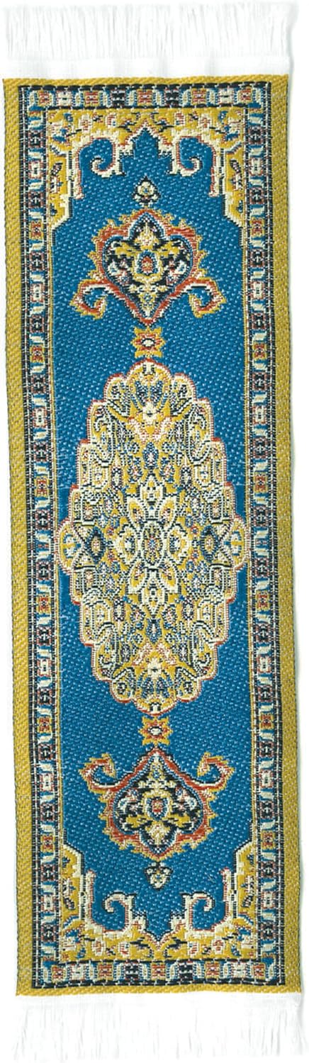 Oriental Carpet Bookmarks Agra - Authentic Woven Carpet - Rug Bookmarks - Beautiful, Elegant, High Quality, Woven Cloth! Best Gifts for Men Women Adults Teens Teachers & Librarians!