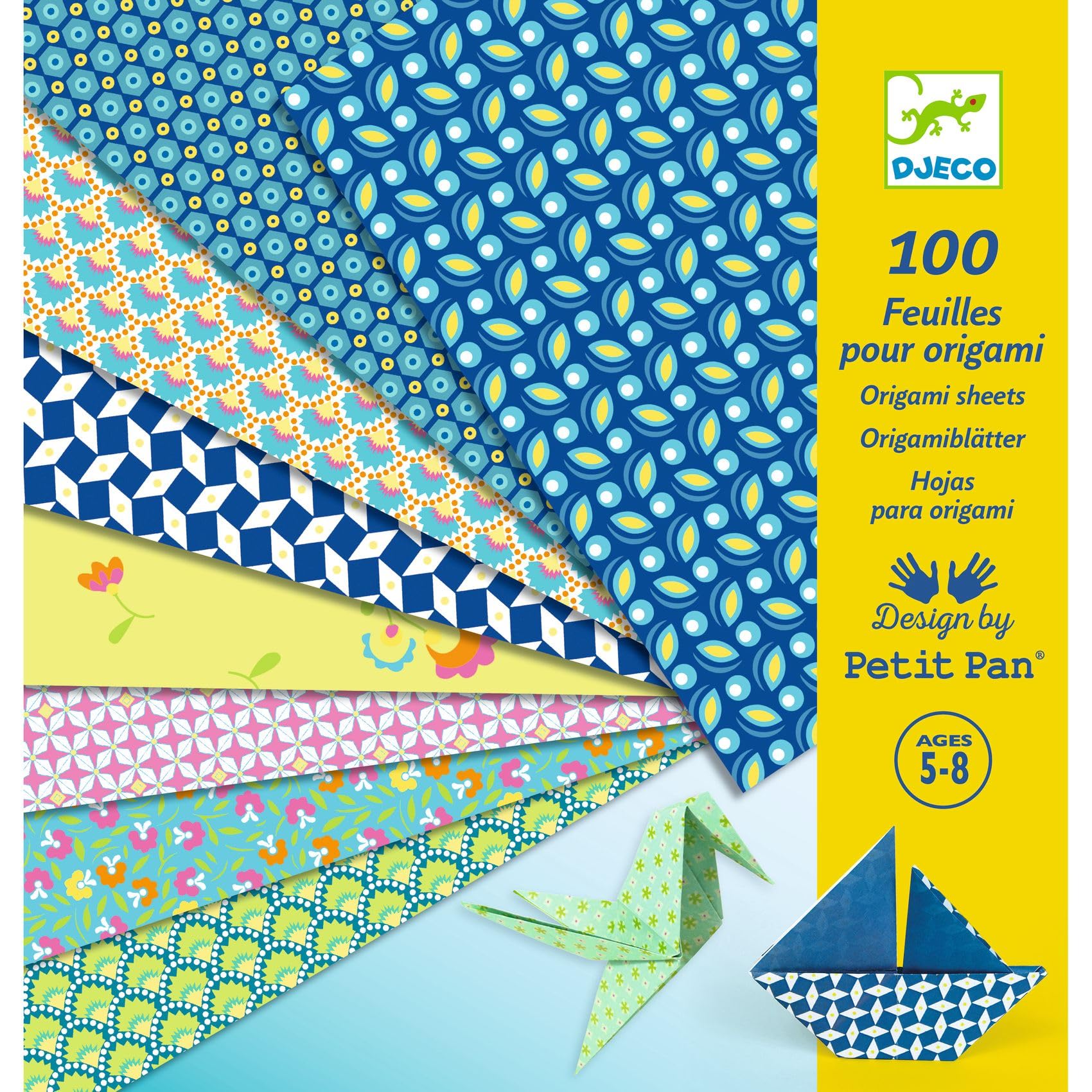 Djeco Multi Dj09304 Origami Natsu - 100 Origami Sheets
