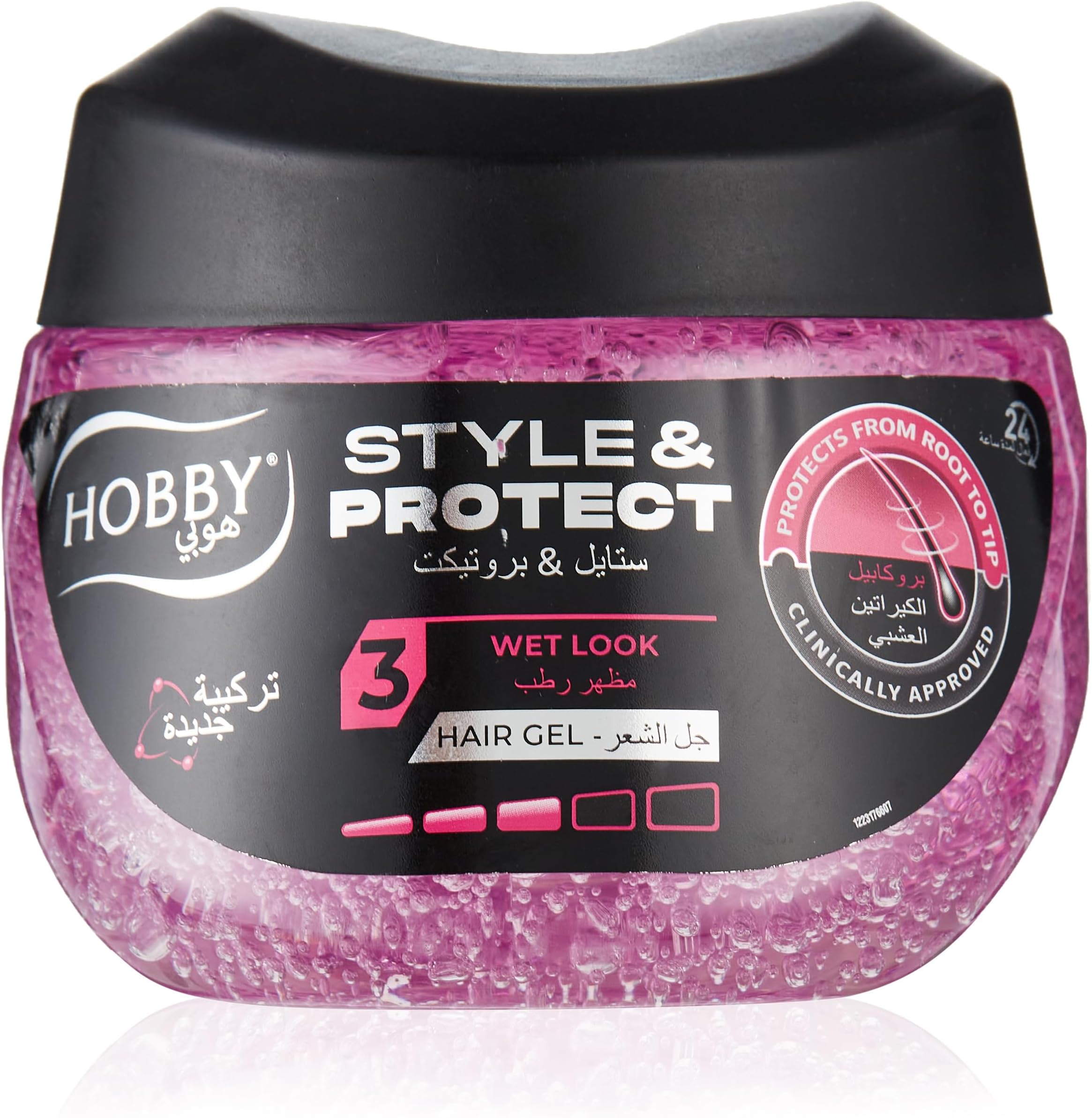 Style and Protect Hair Gel for Men & Women | Wet Look | 24 Hour Residue-free Hold | With Vegan Micro proteins | 400ml